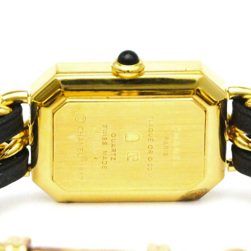 CHANEL Premiere Size L Gold Plated Quartz Ladies Watch H0001 BF582982 - Picture 6 of 9